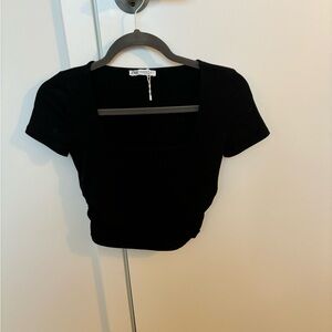Square neck Zara crop top